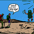 Jump high by attroll in Boots McFarland cartoons