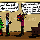 Four presents by attroll in Boots McFarland cartoons