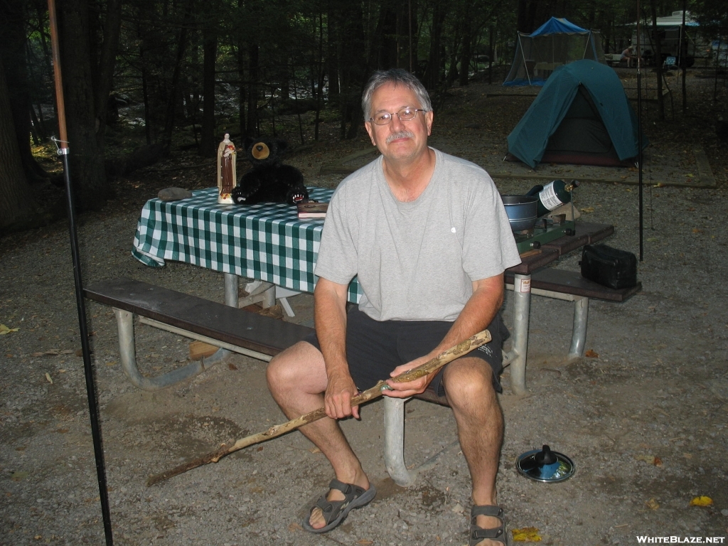 BrotherAL Resting at Camp (Elkmont/GSMNP) 8-23-07