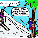 Tree skiing by attroll in Boots McFarland cartoons