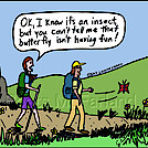 Butterfly by attroll in Boots McFarland cartoons