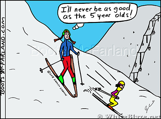 Skier 5-year-old