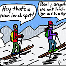 Lunch spot by attroll in Boots McFarland cartoons