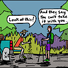 Take with you by attroll in Boots McFarland cartoons