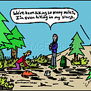 Hike sleep by attroll in Boots McFarland cartoons