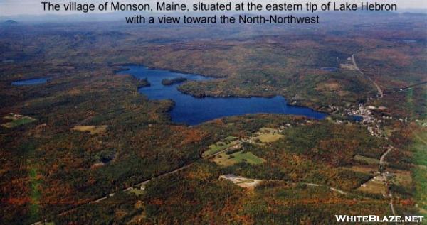 Monson Maine aerial view