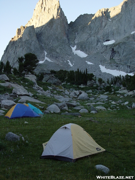Tents In The Cirque Of The Towers