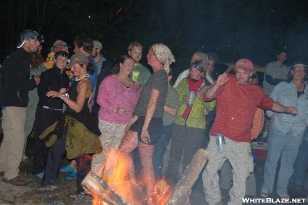 More and more primal around the bonfire