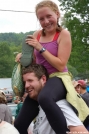Crazy hikers by Pack Mule in 2006 Trail Days