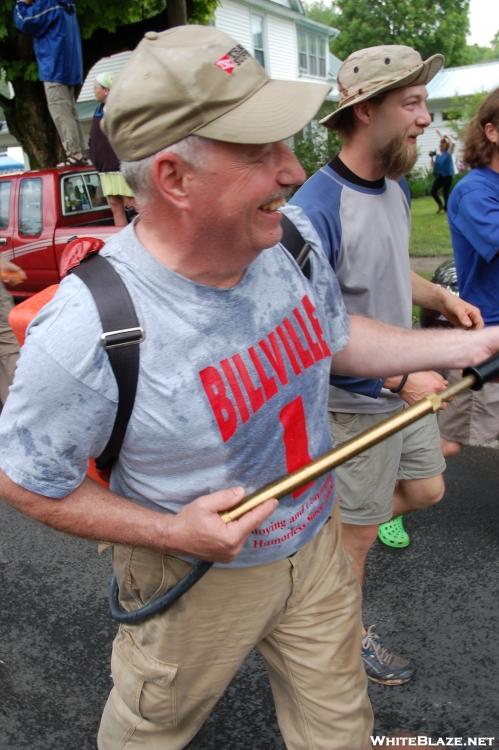 WalkinHome in hiker parade