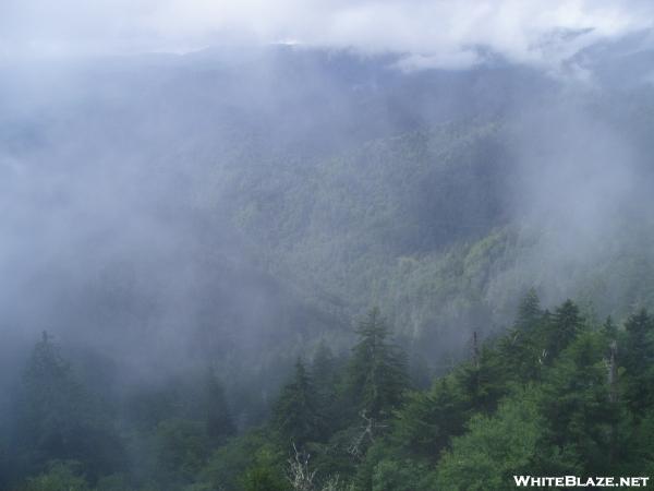 Smoky Mountains Swirling Mist