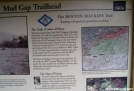 Sign along Benton MacKaye Trail