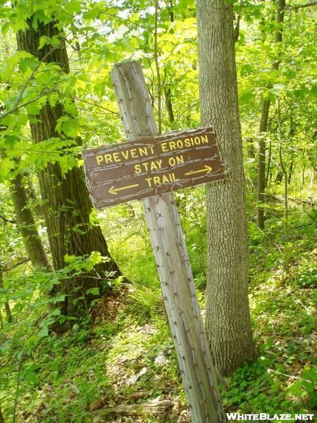 Prevent Erosion - Stay on the Trail!