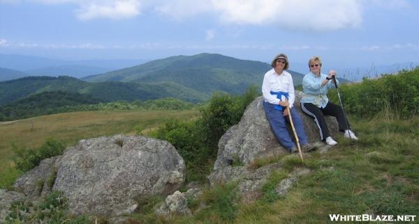 Carlene and Jill Max Patch Bald August 2006