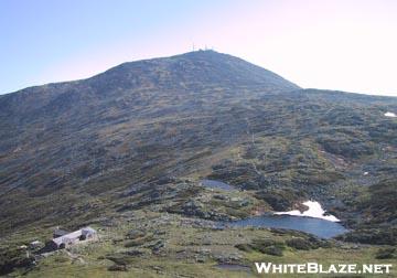 Lakes of The Clouds Hut from Monroe