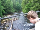 Swing Bridge Across The Tacooca River by jesse in Section Hikers