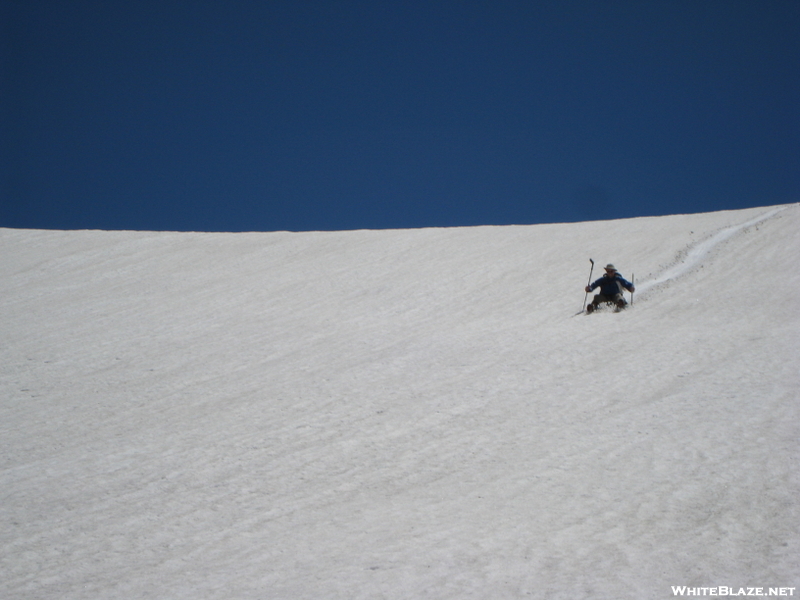Glacier Waterton Hike - Chris Downhill 1
