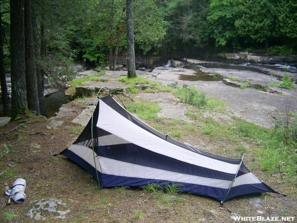 Dismal Falls campsite