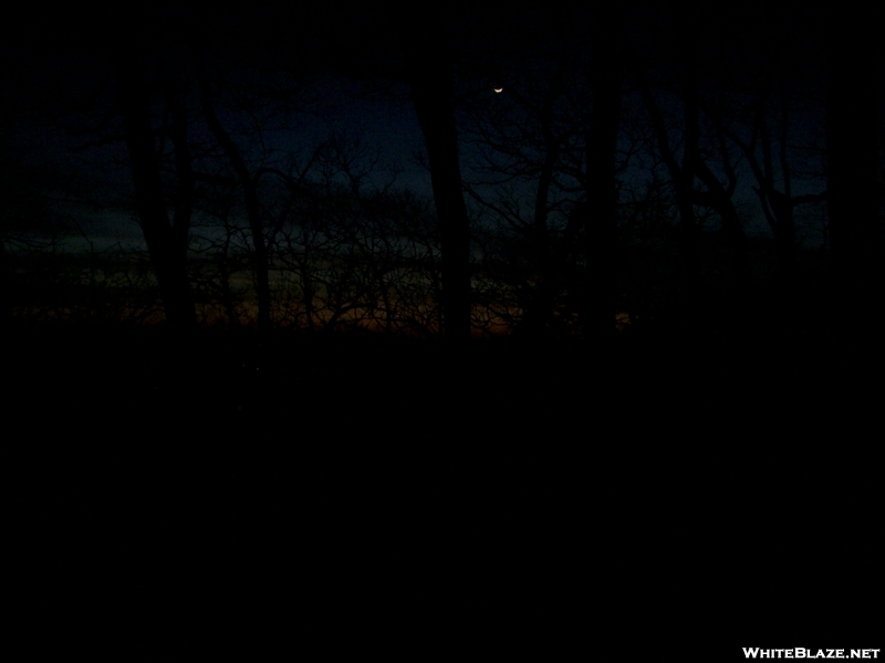 Moonrise At Muskrat Creek Shelter