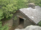 Looking Down On Blood Mt Shelter by Alligator in Blood Mountain Shelter